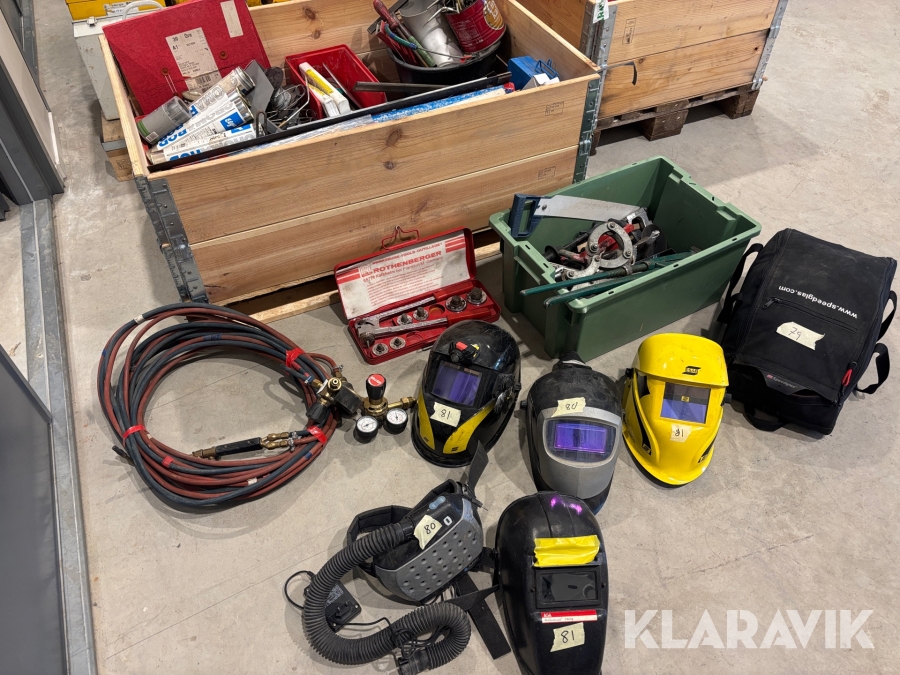 Svetshjälmar Adflo Speedglas fläktenhet med bälte