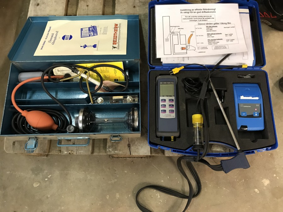 Testutrustning för ved & pellets