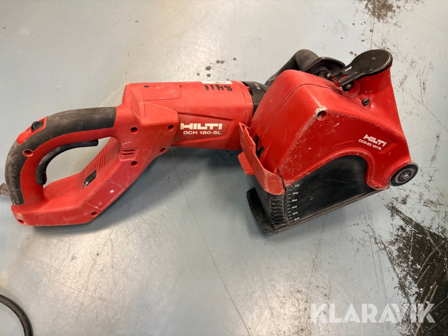 Spårsåg Hilti DCH 180-SL med väska