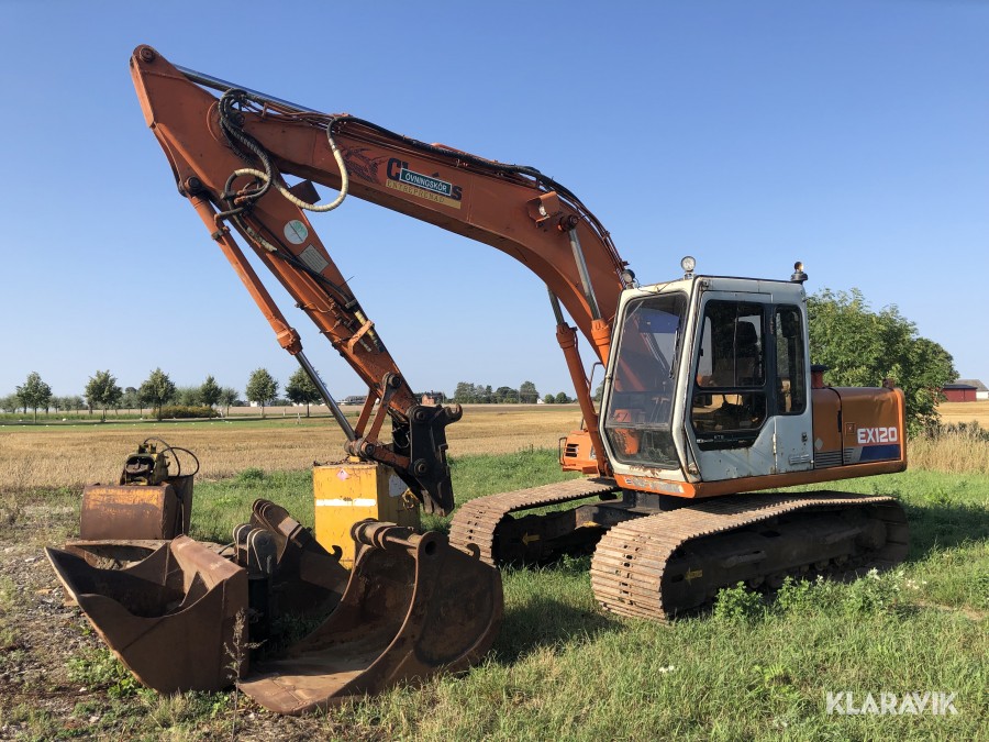 Bandgrävare Hitachi EX120 