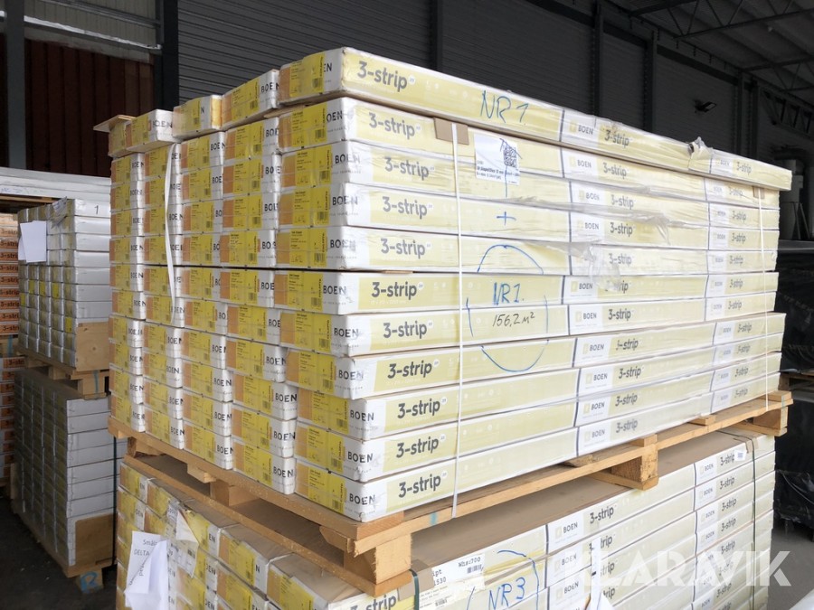 Parkettgolv Boen Oak Gospel / Diva 3-rader 156,2 m2