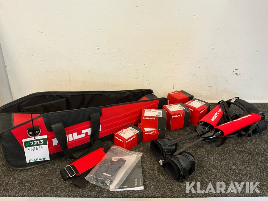 Exoskelett Hilti HA Exo-01 för avlastning av axlar och armar