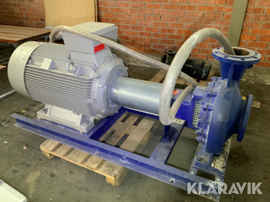 Elmotor med vattenpump Siemens 132kW
