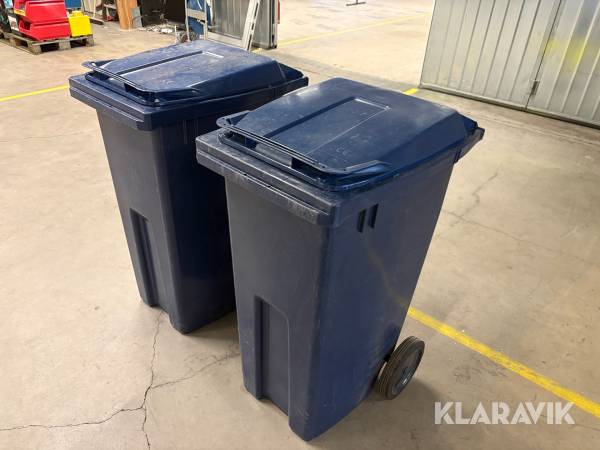 Soptunnor i plast 190L