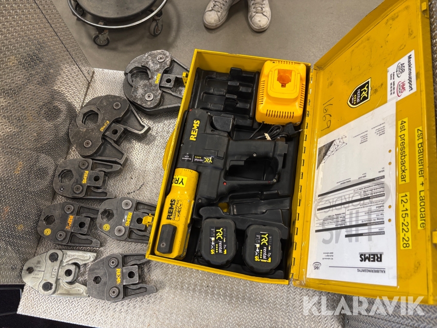 Rörpress Rems Power - press 2000