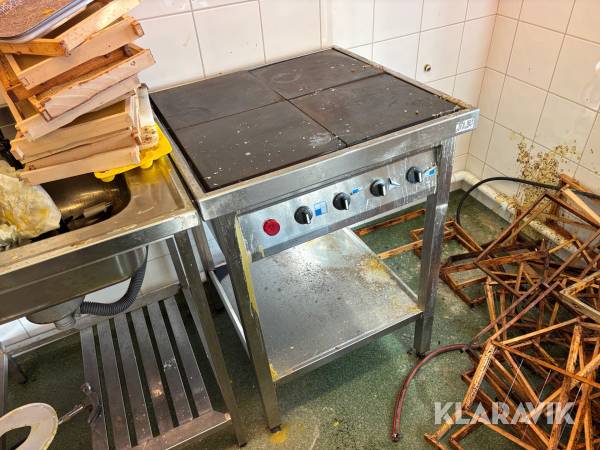 Storköksspis Metos 4 plattor