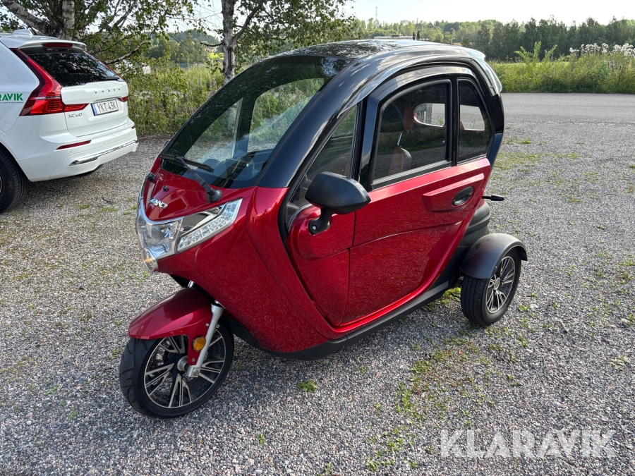 Mopedbil 3-hjulig Skand GoMoto elektrisk