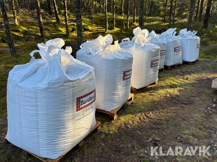 Lecakulor Benders Lättklinker LECA medium 4-10mm 6st storsäckar 1000l /säck