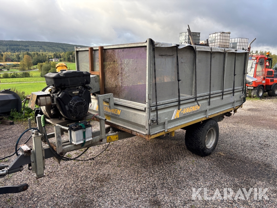 Lövuppsamlingsvagn K- Vagnen 2500kg