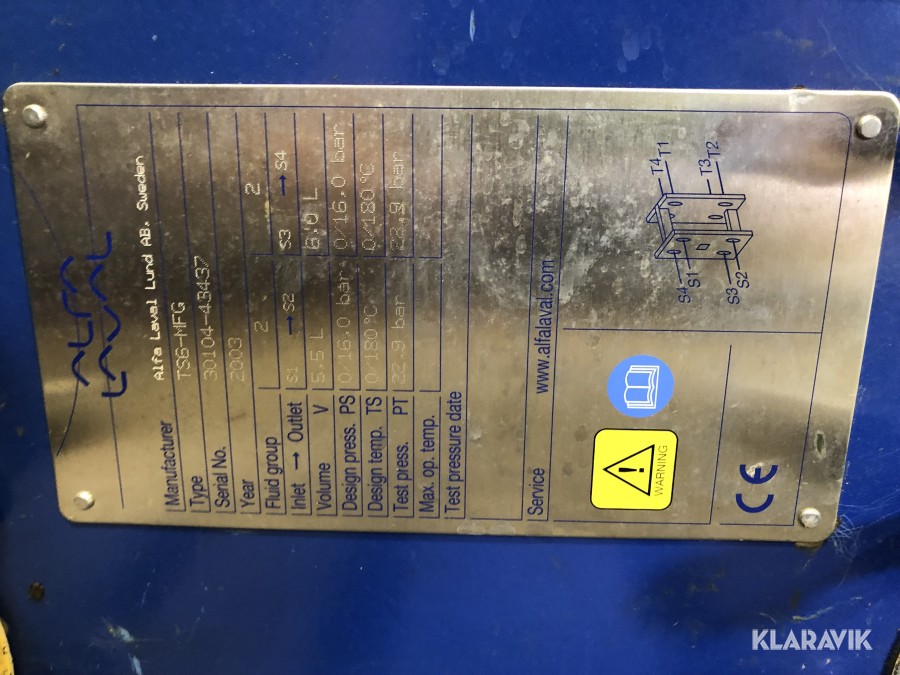 Varmevaxlare Nyskick