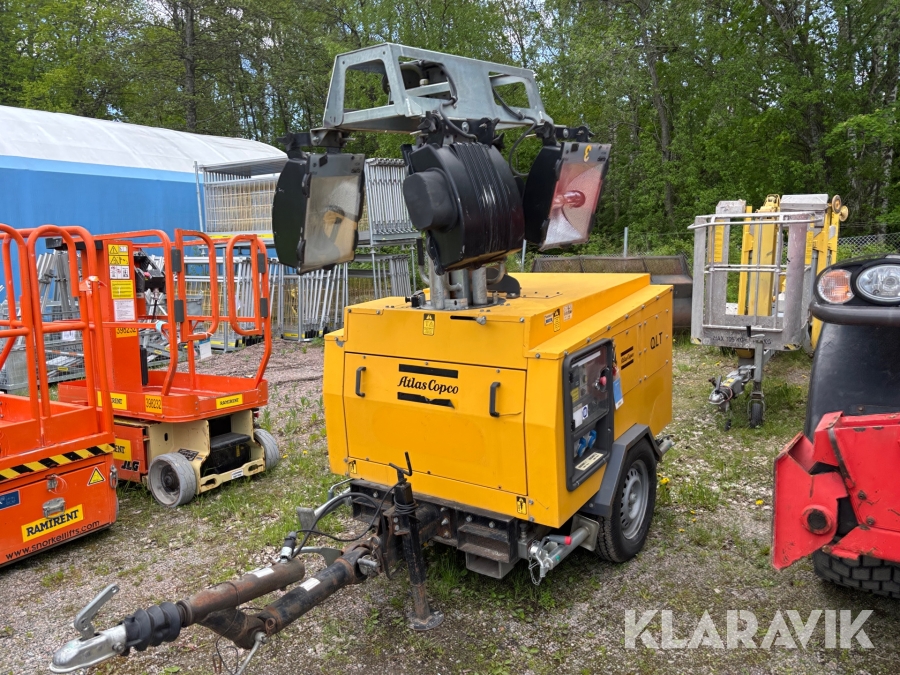 Belysningsmast dieseldriven Atlas Copco QLT H40