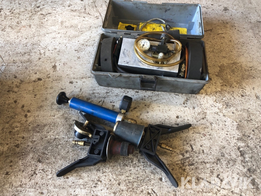 Testutrustning kylsystem Vakuumsug hydraulik 