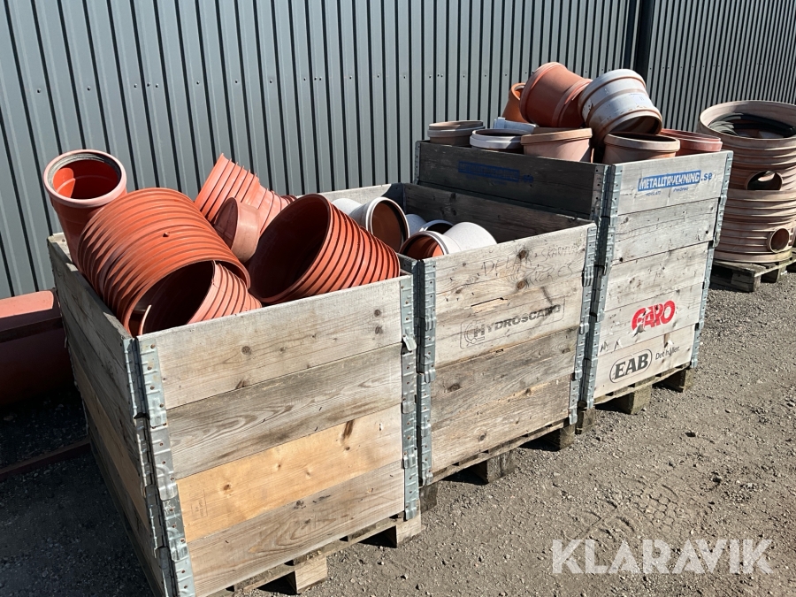 VVS rördelar 3pallar