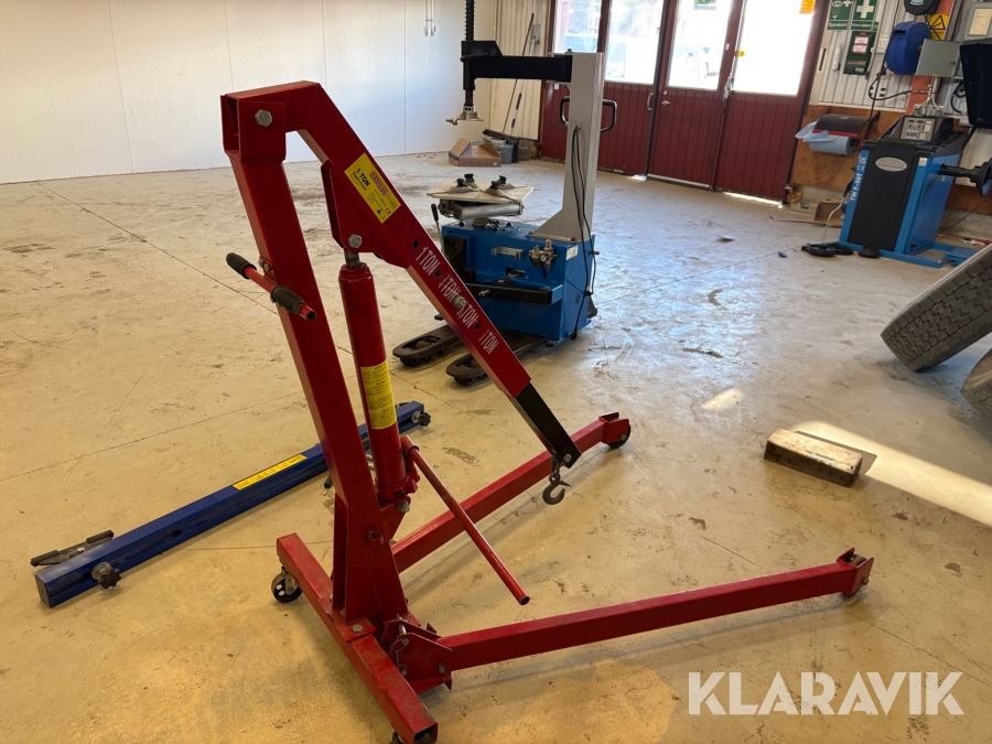 Motorlyft röd Hamron 1 ton