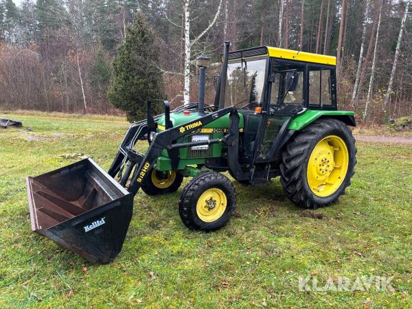Traktor John Deere 1140 med frontlastare