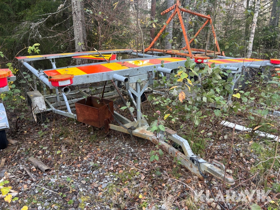 Skyltvagn med dragkrok