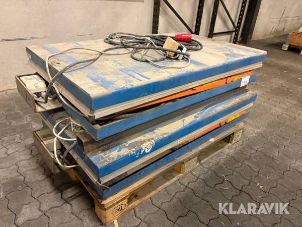 Lyftbord Edmo 2000 kg 2 st