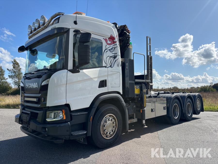 Kranväxlare Scania P410 Tridem 8X4