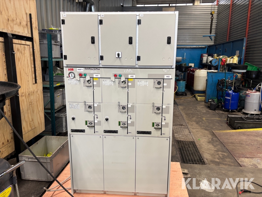 Mellanspänningsställverk ABB SafePlus Air CCC 12kV; 630A; 20kA; 2xMO 24VDC