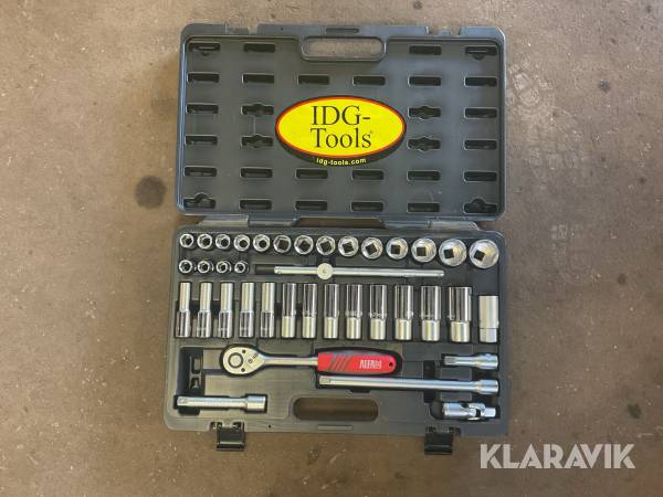 Hylsnyckelsats 1/2 tum IDG-tools