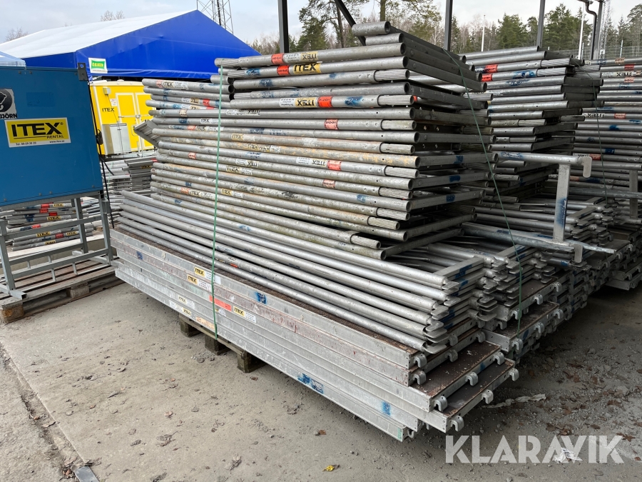 Ställningspaket Layher 307 aluminium komplett