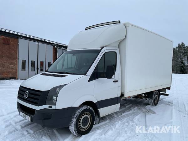 Lätt lastbil Volkswagen Crafter 35 med bakgavellyft