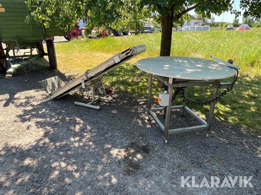 Roterande packbord & elevator Jananica Industri-teknik K T-82