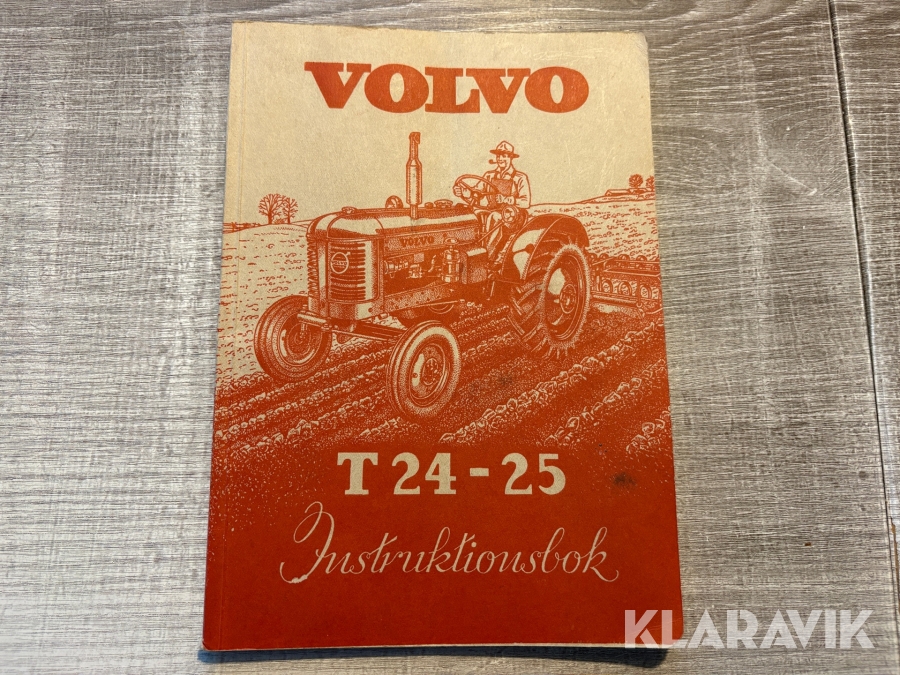 Instruktionsbok Volvo T24-25