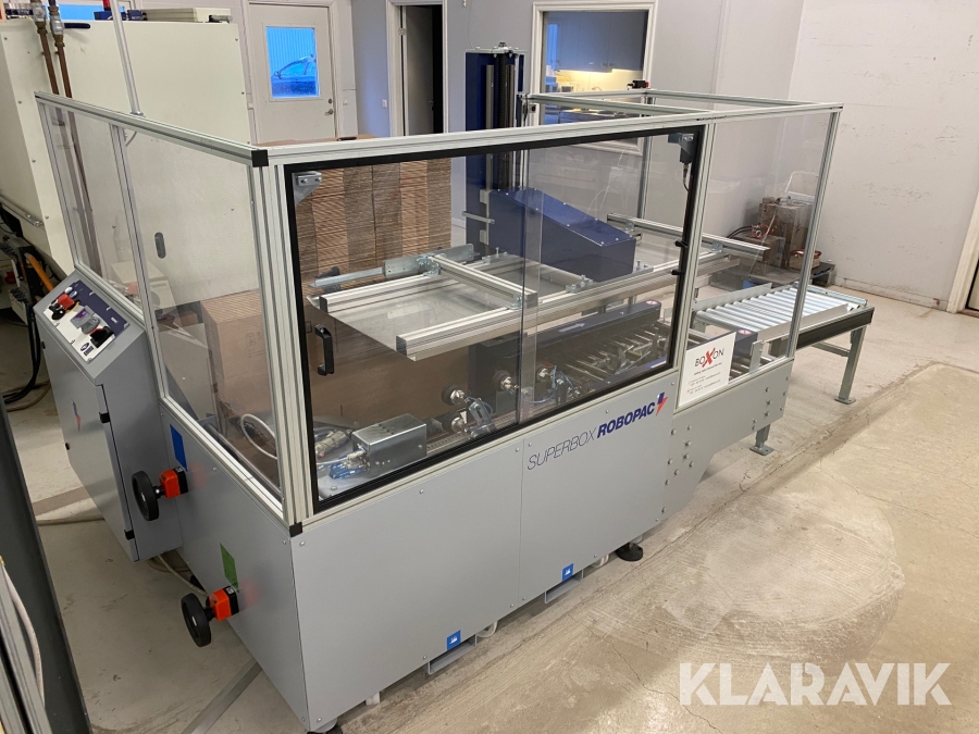 Lådresare/kartongresare Robopac Super box  545 hd