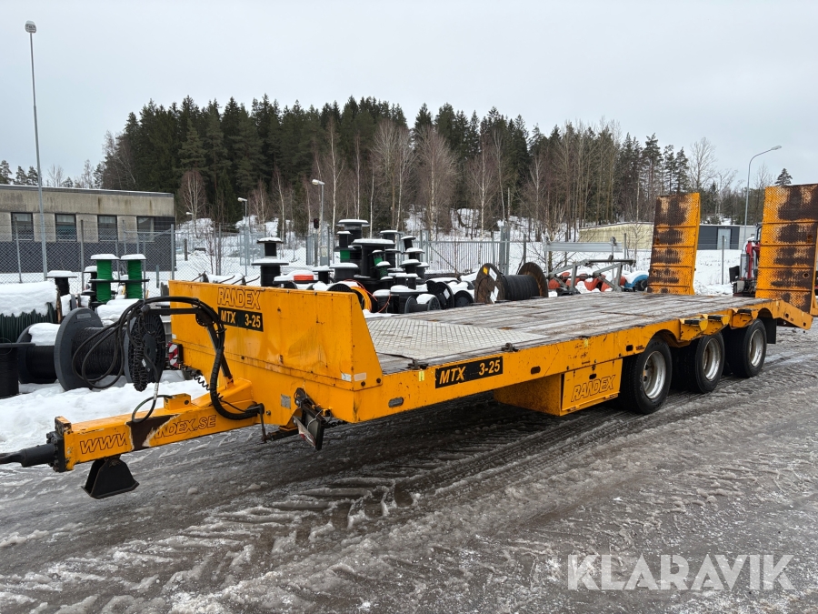 Maskintrailer Randex MTX 3-25