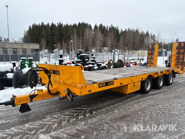 Maskintrailer Randex MTX 3-25