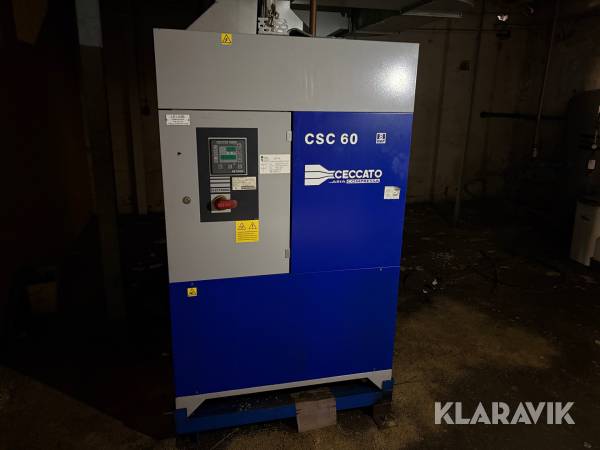 Kompressor Ceccato Aria Compressa CSC 60/8 med Atlas Copco luftbehållare