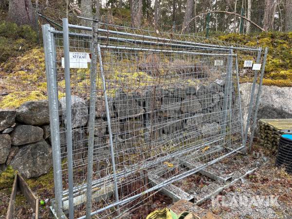 Byggstaket Upplands Stängsel 8st