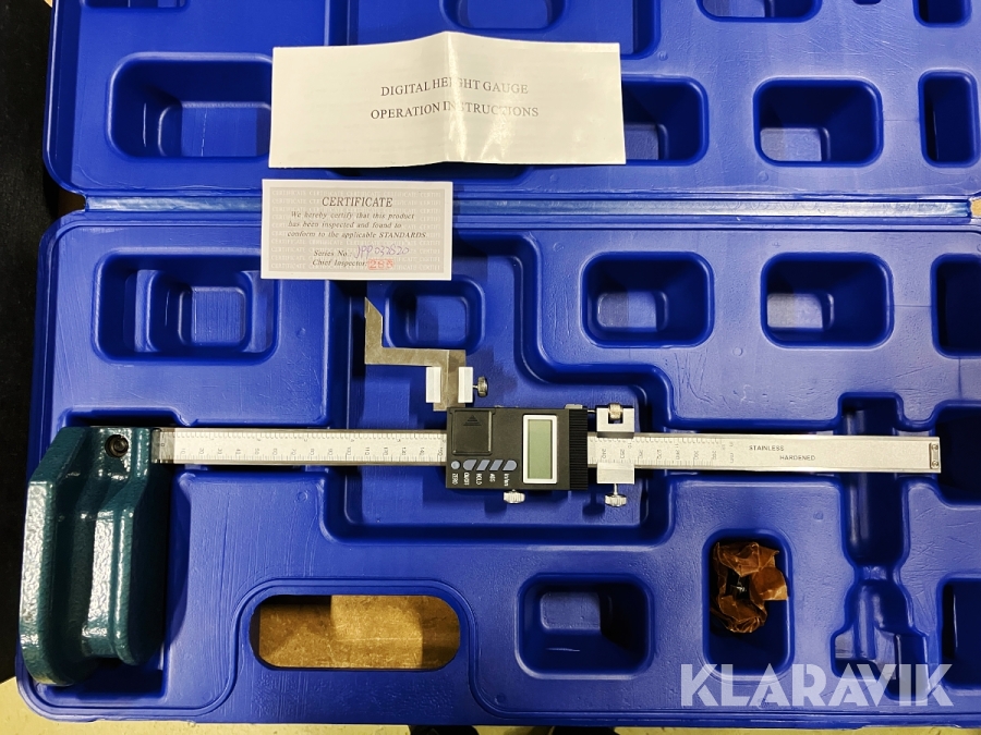 Mätinstrument schuckardt Digitalt höjdritsmått 0-300 med planskiva