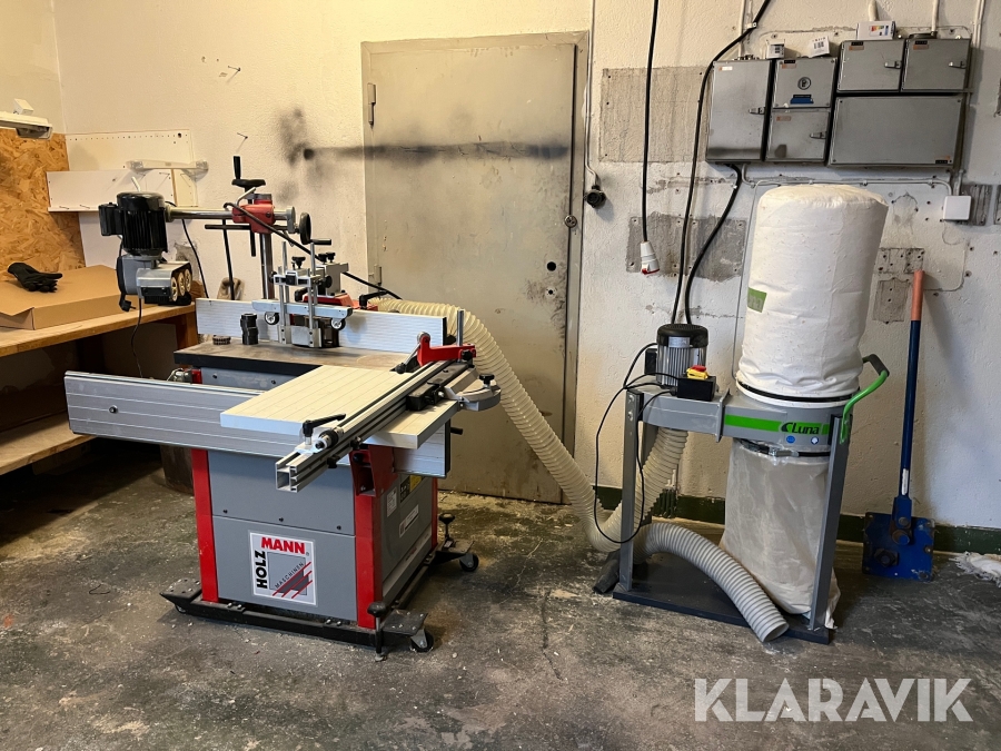 Fräsmaskin Holzmann FS200S med spånsug