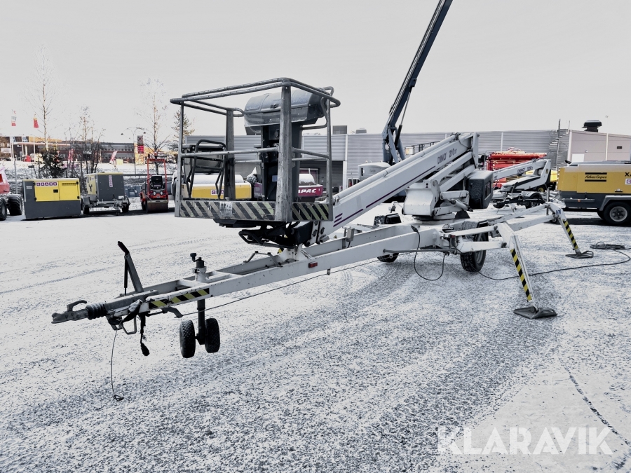 Släpvagnslift 19 m Dino 210XT H vikbom, hybrid