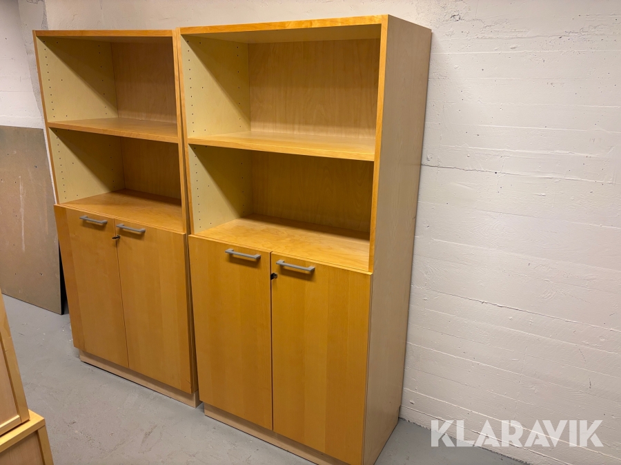 Skåp med luckor Martela 2st