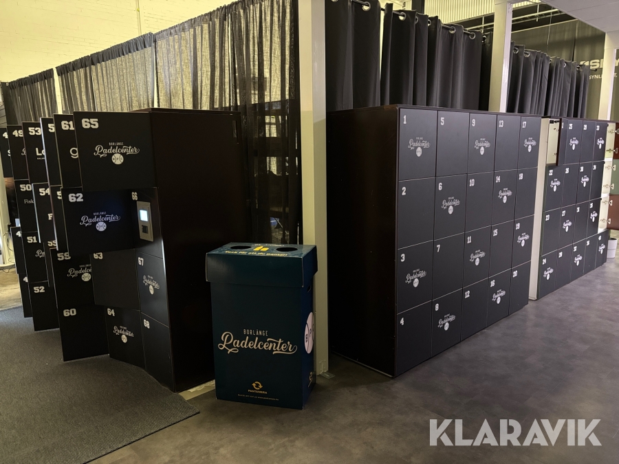 Modulärt förvaringsskåp Martela med smarta lås