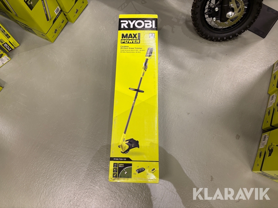 Batteridriven grästrimmer Ryobi MaxPower