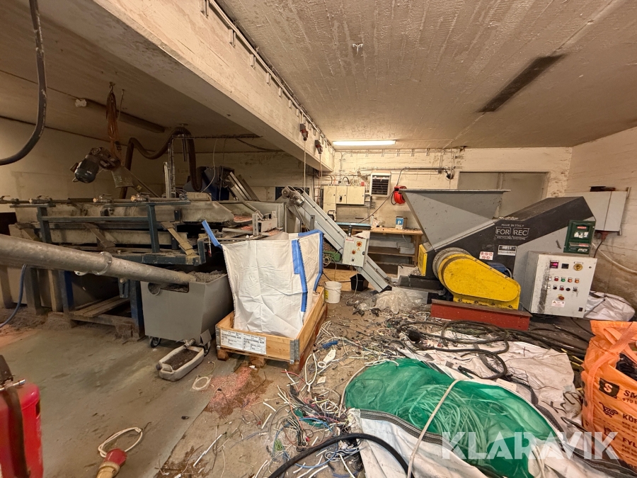 Granuleringsmaskin för kabel FORREC /Metal-marketing AE600/15 / S2500/609