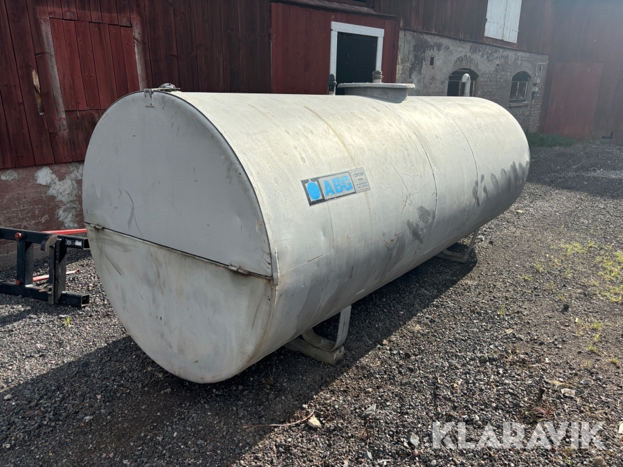 Dieseltank ABG 5000 liter med pump