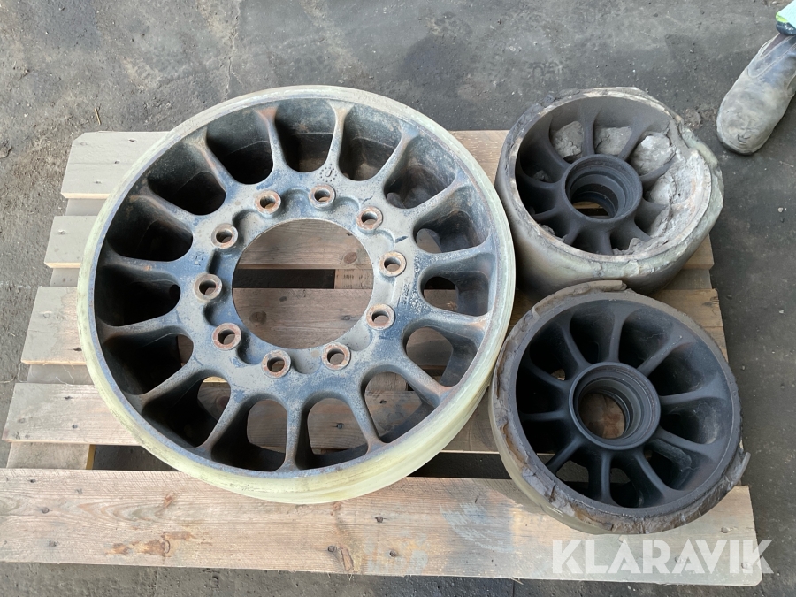 Hjul till bandställ Case Roadtrack