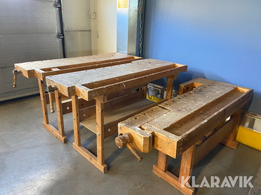 Hyvelbänkar Sjöbergs 3 st