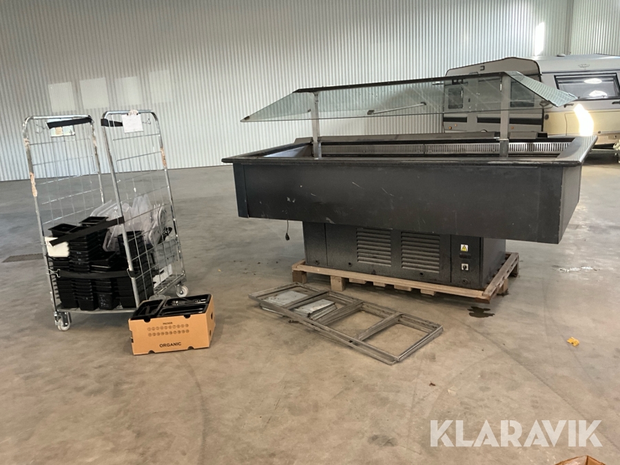 Salladsbar kyldisk med tillbehör