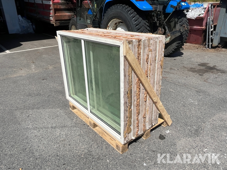 Fönster 5 stycken 2-glas 10x13   med säkerhetsglas