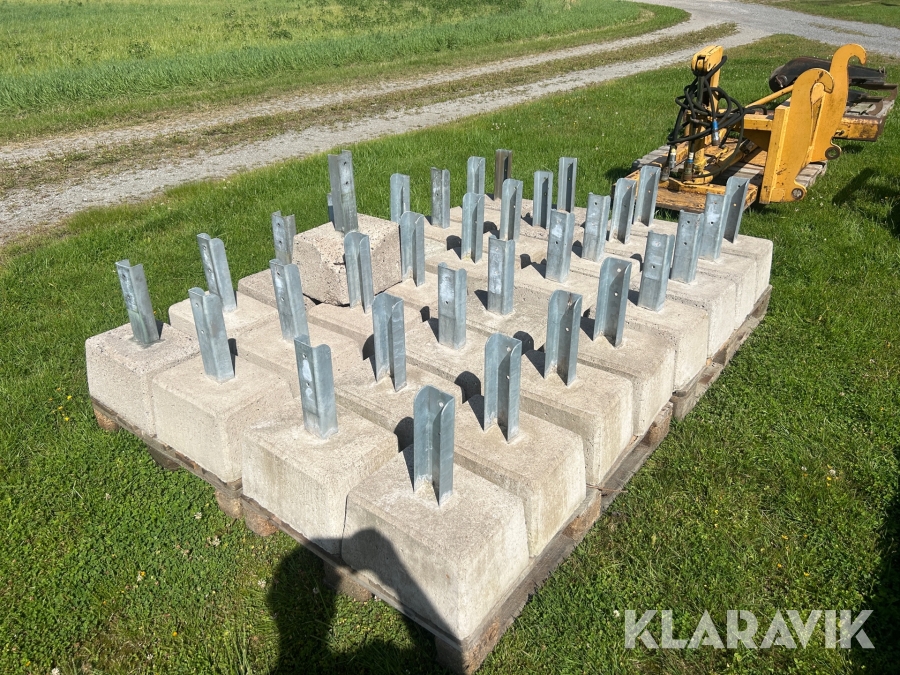 Mobil  betongstolpe till parkeringsräcke 32st