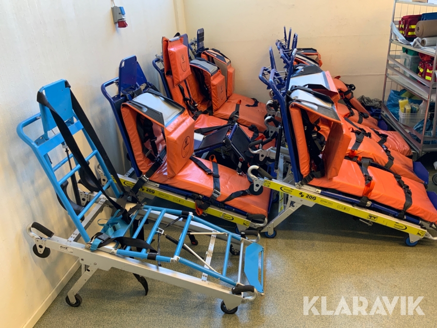 Ambulansbårar och underreden Allfa/Pensi 11 st