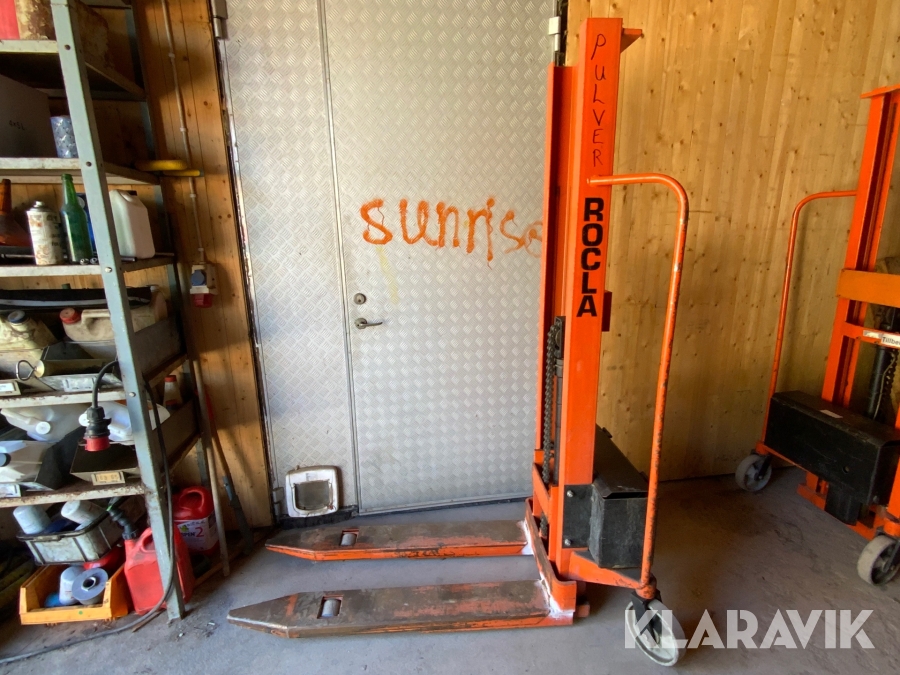 Höglyftande pallvagn Rocla PVA-61