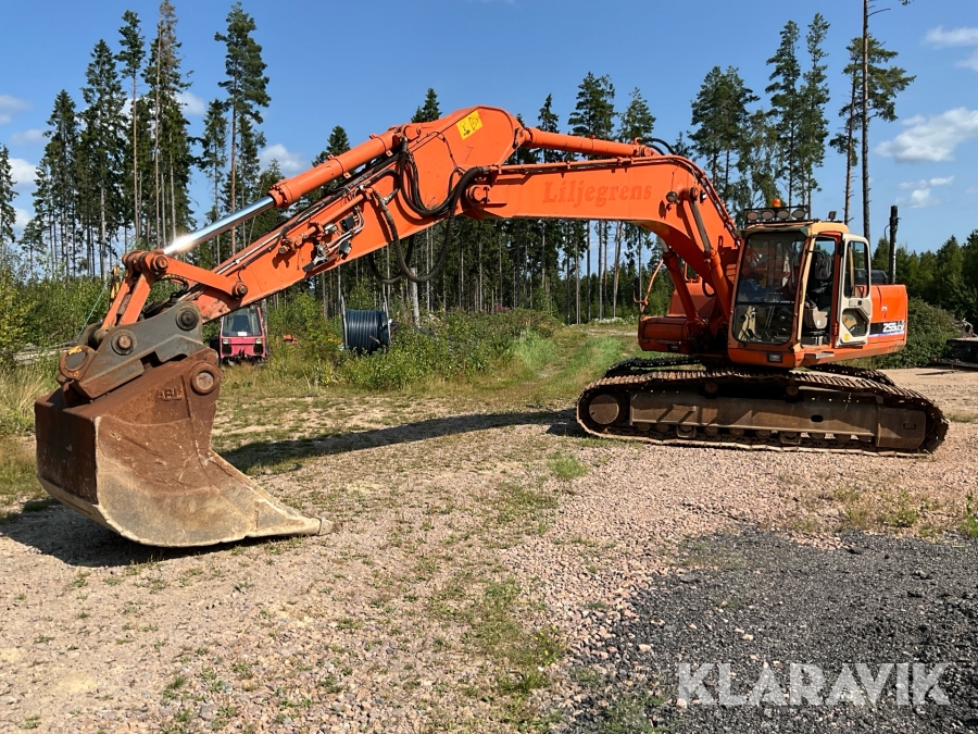 Grävmaskin Doosan Solar 255 LC-V med tiltrotator och redskap