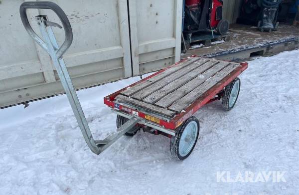 Byggvagn med fyrhjulsstyrning Starke Arvid 18400